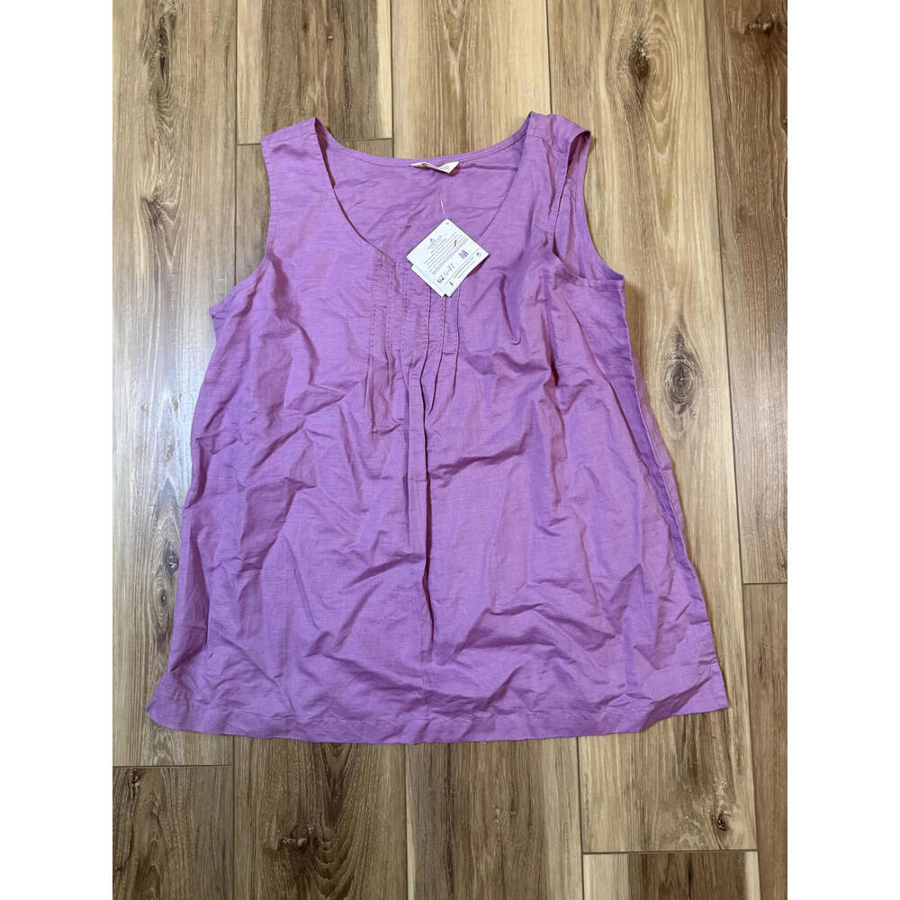 NWT! Marketplace India Handmade Women's Sleeveless Purple Top Size Medium